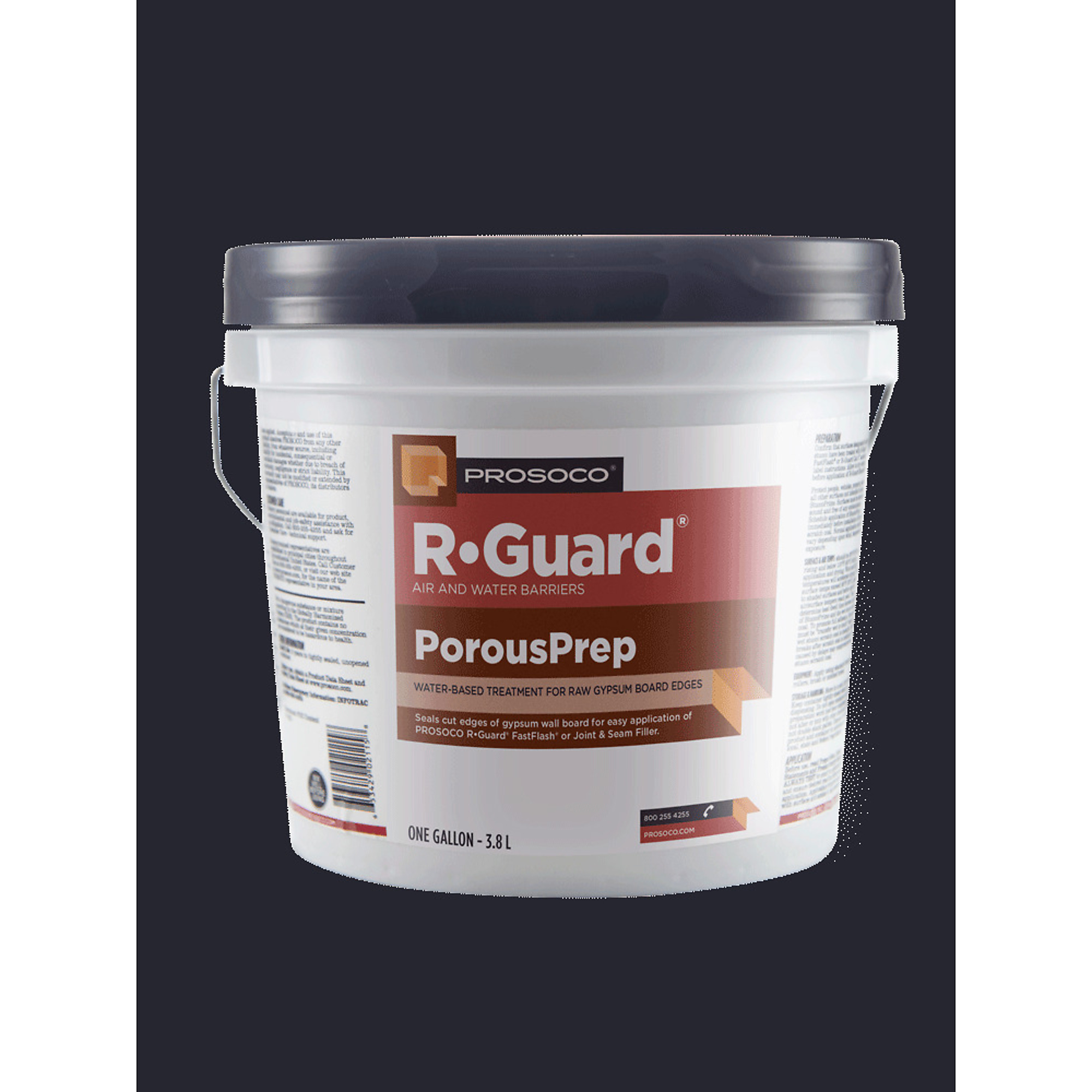 Prosoco PorousPrep Water-Based Sealer for Raw Gypsum Board Edges 1 Gallon, 4PK